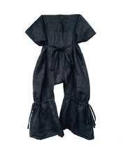 Load image into Gallery viewer, Trousers - Wrap Around - Patchwork in Plain Black