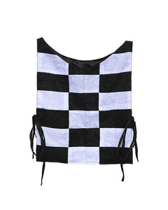 Cami Top - Black & white -  Patchwork - Alternate Checkered