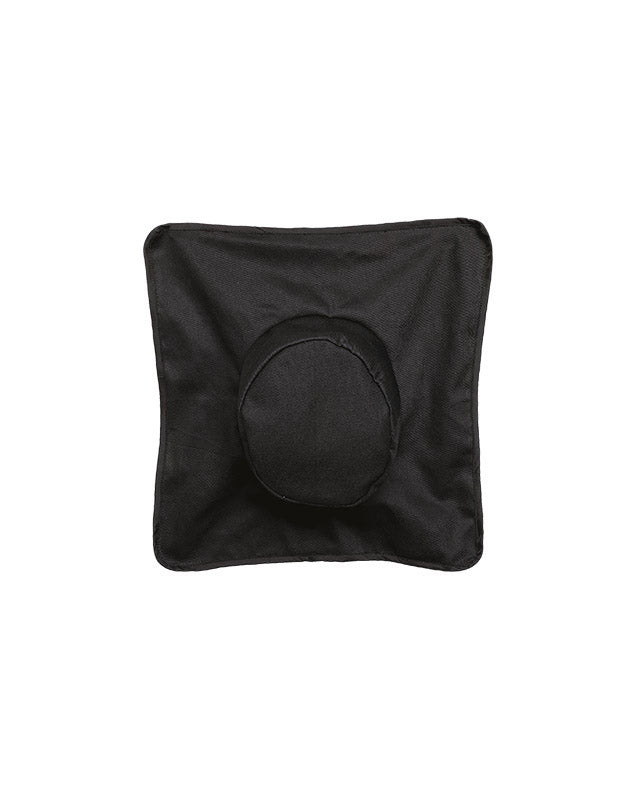 Square Hat in Plain Black